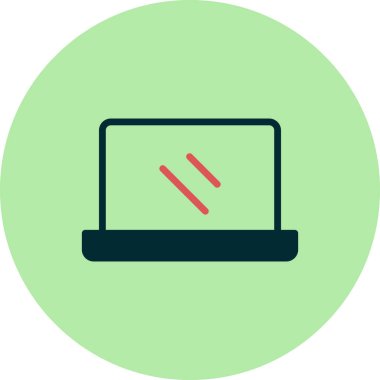 dizüstü bilgisayar kutsal kişilerin resmi. vektör çizim