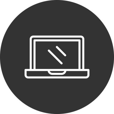 dizüstü bilgisayar kutsal kişilerin resmi. vektör çizim