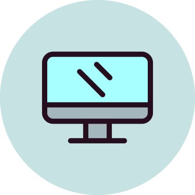 bilgisayar simgesi vektör illüstrasyonu