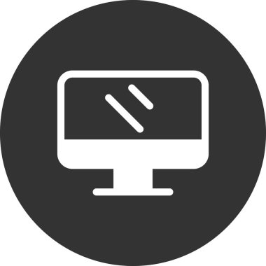 vektör lcd simgesi illüstrasyonu