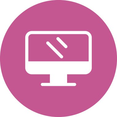 vektör lcd simgesi illüstrasyonu