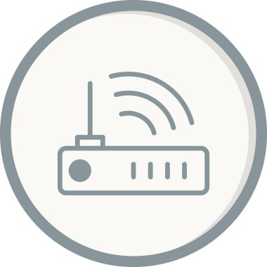 Modem. Web simgesi basit tasarım 