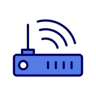 Modem. Web simgesi basit tasarım 