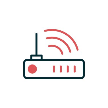 Modem. Web simgesi basit tasarım 