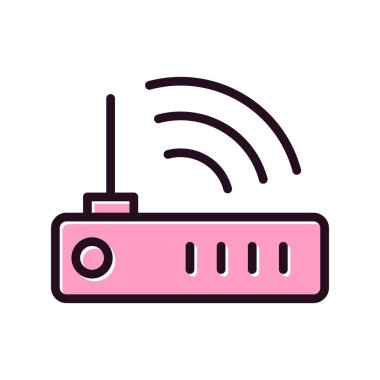 Modem. Web simgesi basit tasarım 