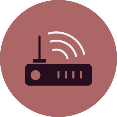 Modem. Web simgesi basit tasarım 