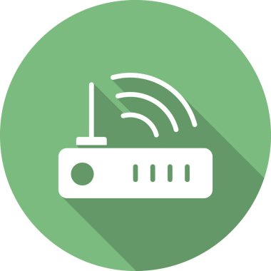 Modem. Web simgesi basit tasarım 