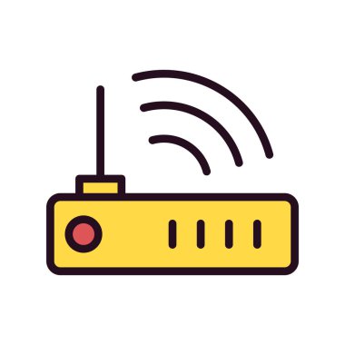 Modem. Web simgesi basit tasarım 