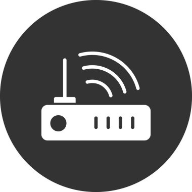 Modem. Web simgesi basit tasarım 