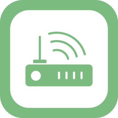 Modem. Web simgesi basit tasarım 