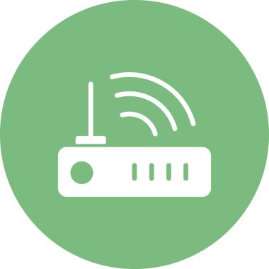 Modem. Web simgesi basit tasarım 