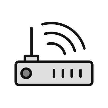 Modem. Web simgesi basit tasarım 