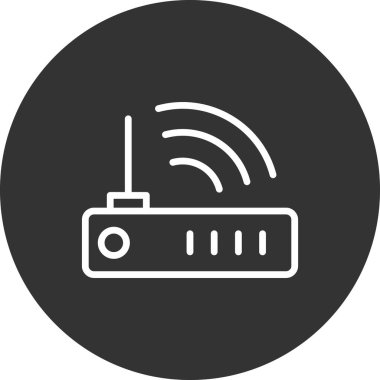 Modem. Web simgesi basit tasarım 