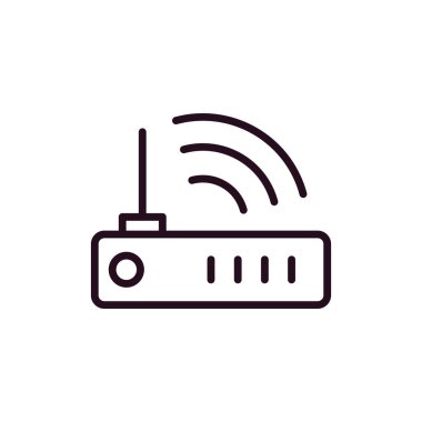 Modem. Web simgesi basit tasarım 