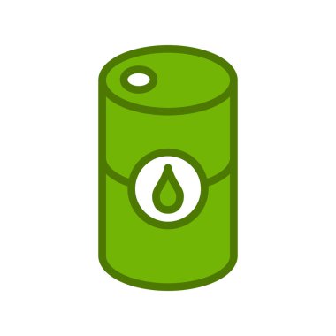 Petrol varili ikon vektörü. Su damlası işaretinin izometrik çizimi. Beyaz arkaplanda izole edilmiş sembol.