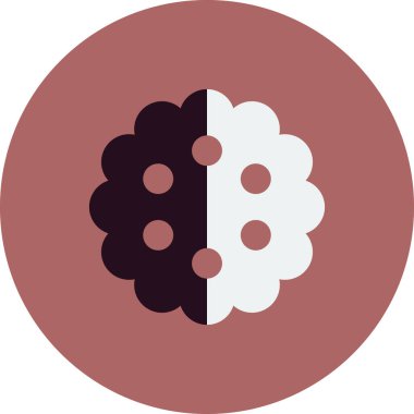 Bir ağaç simgesinin vektör illüstrasyonu