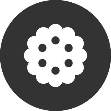 Kişisel ve ticari kullanım için vektör çiçek simgesi.