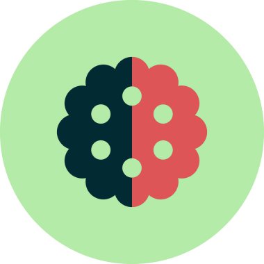 Bir ağaç simgesinin vektör illüstrasyonu