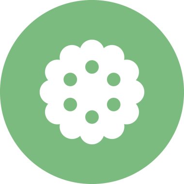 Çiçek. Web simgesi basit illüstrasyon