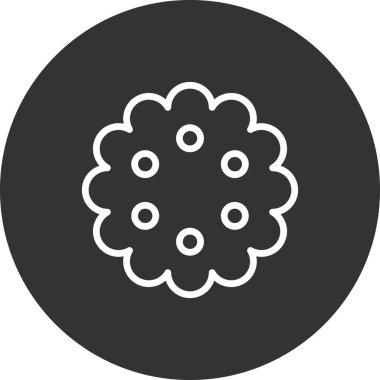 vektör kar tanesi simgesi illüstrasyonu