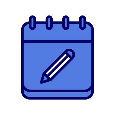 Takvim simgesi vektör illüstrasyonu