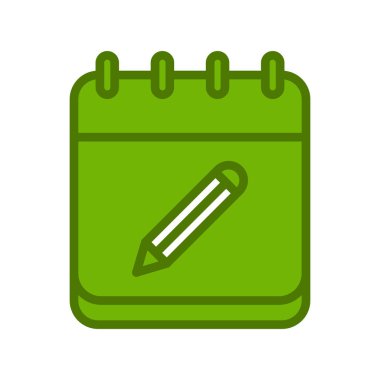 Takvim simgesi vektör illüstrasyonu