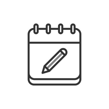 Takvim simgesi vektör illüstrasyonu