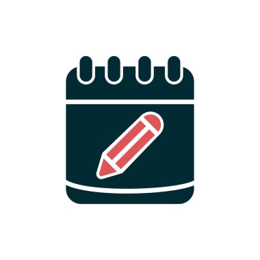 Takvim simgesi vektör illüstrasyonu