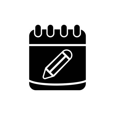 Takvim simgesi vektör illüstrasyonu