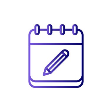 Takvim simgesi vektör illüstrasyonu