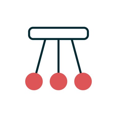 Tek izole edilmiş simge ögesinin vektör illüstrasyonu