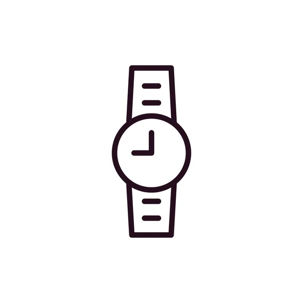 Reloj Pulsera Icono Web Diseño Simple — Archivo Imágenes Vectoriales