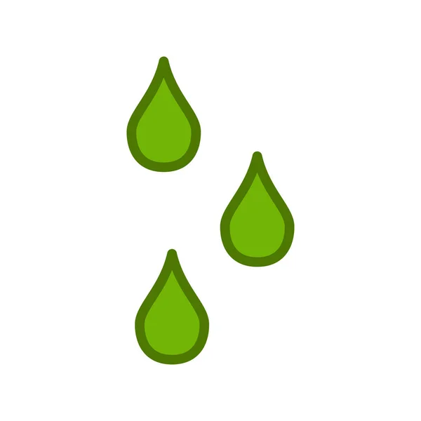 Agua Gota Icono Vector Ilustración Diseño — Vector de stock