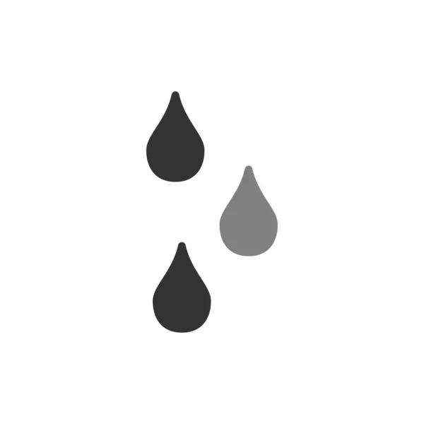 Agua Gota Icono Vector Ilustración Diseño — Archivo Imágenes Vectoriales