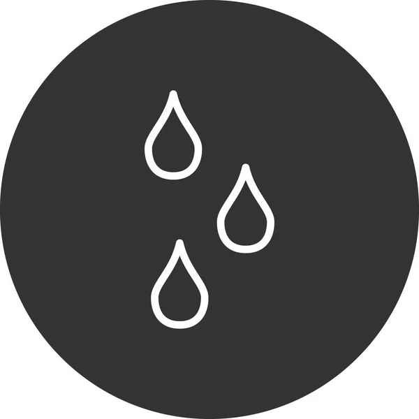 Vector Water Icon Simple Illustration — 스톡 벡터