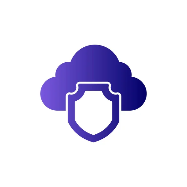 Cloud Web Icon Simple Illustration — Διανυσματικό Αρχείο