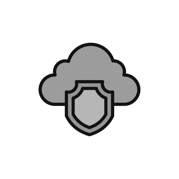Cloud Web Icon Simple Illustration — 图库矢量图片