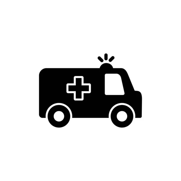 救急車のベクトルアイコン現代イラスト — ストックベクタ