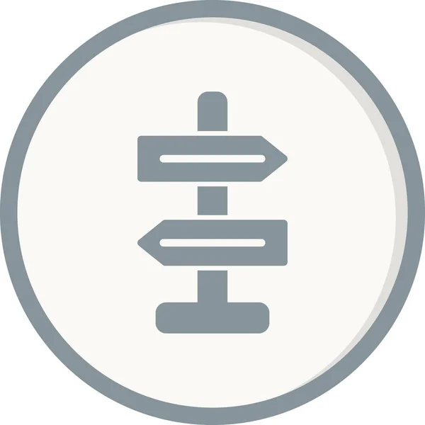 Direction Simple Icon Vector Illustration — Stockvector