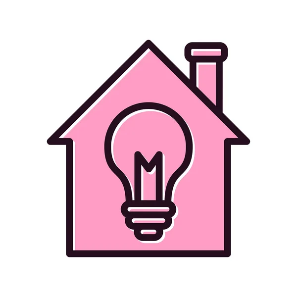 Light Bulb Icon Idea Concept Vector Illustration — стоковый вектор