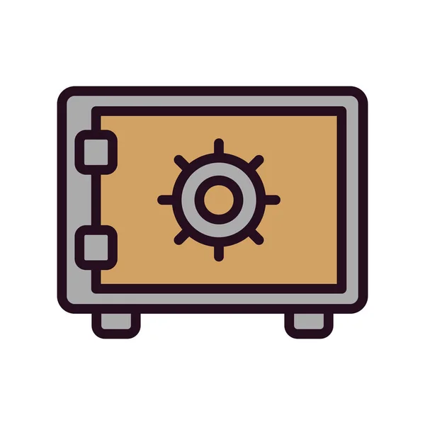 Safebox Icon Vector Illustration — Stock vektor