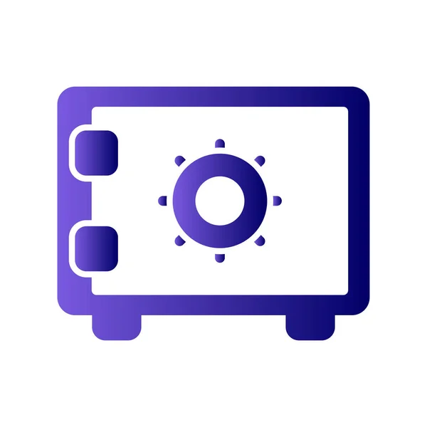 Safebox Icon Vector Illustration — Stok Vektör