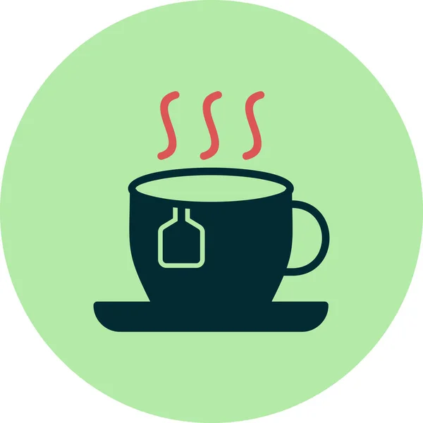 Icono Taza Ilustración Vectorial — Vector de stock