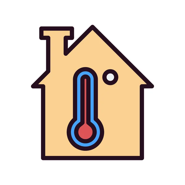 Temperature Icon Vector Illustration — Stock Vector