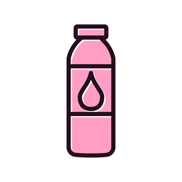 Wasserflasche Symbol Vektor Illustration — Stockvektor