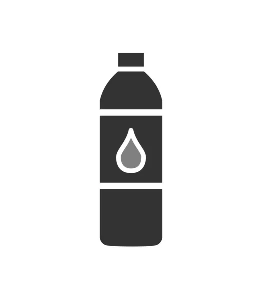 Water Bottle Icon Vector Illustration — Stock Vector