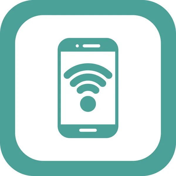 Wifi Hotspot Icon Vector Illustration — Image vectorielle