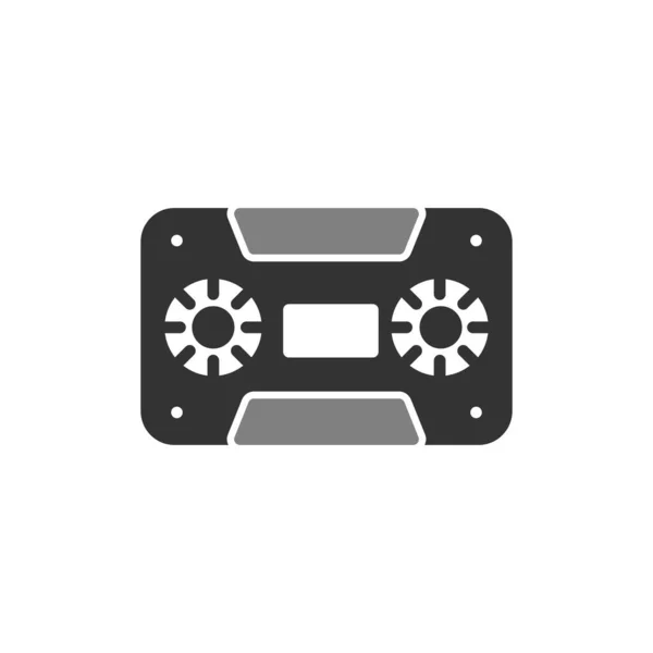 Cassette Web Icon Simple Illustration — Stock Vector