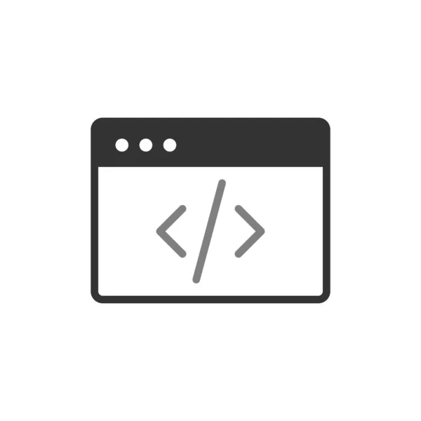 Coding Simple Icon Vector Illustration — vektorikuva