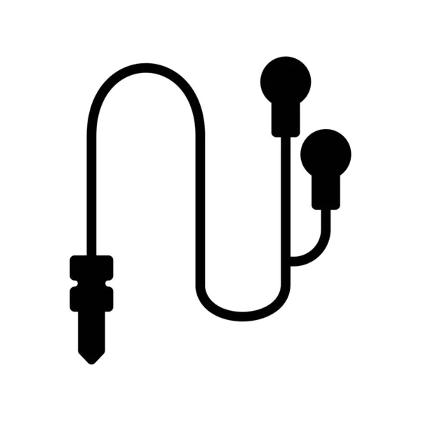 Kopfhörer Symbol Vektor Illustration — Stockvektor